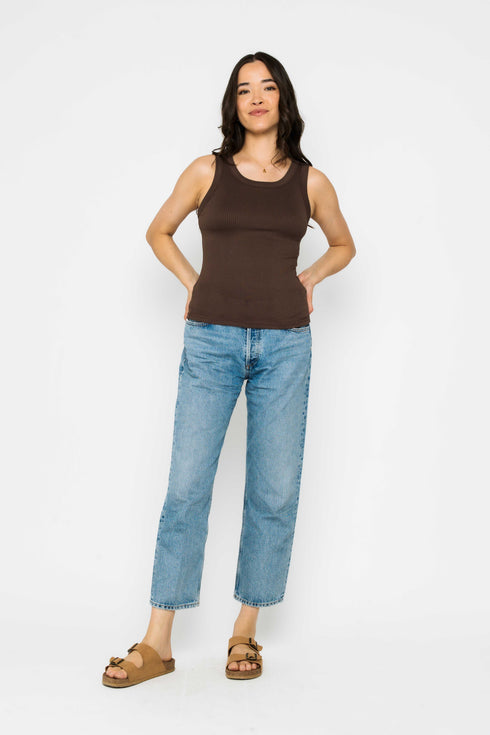 Leanne-Crew Neck Tank
